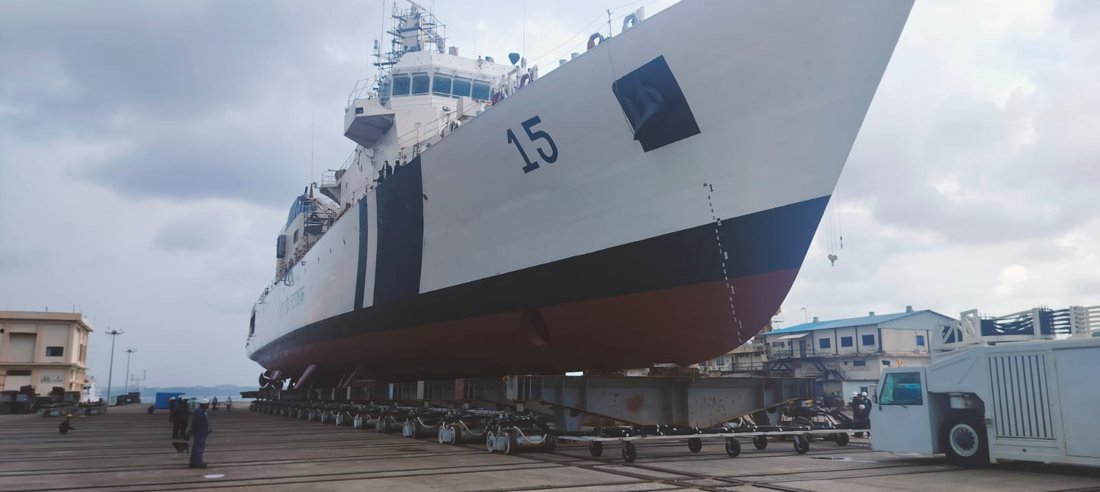 ICGS Shaunak — bow view