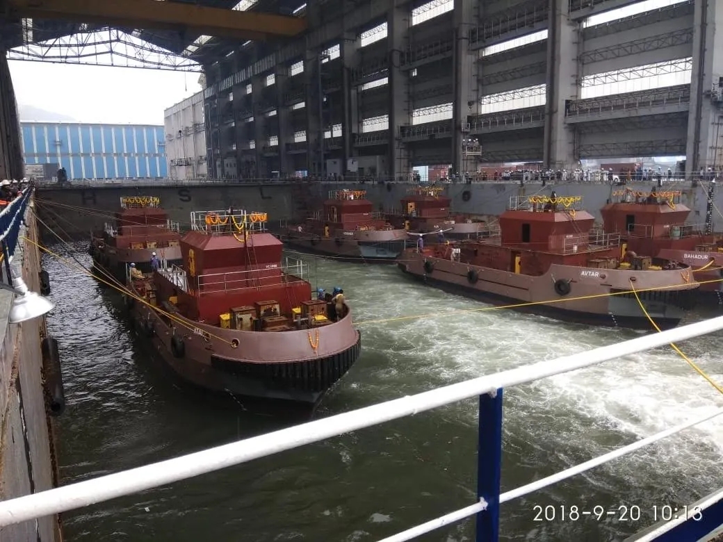 Six 10-tonne tugs