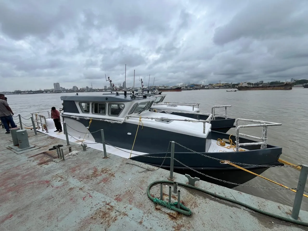 Six 13-metre FRP patrol boats
